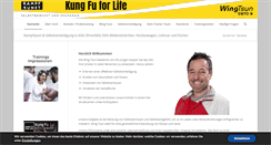 Desktop Screenshot of kungfuforlife.de